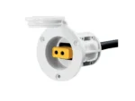 Cannon White Flush Mount Power Port
