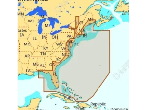 C-MAP NA-M022 Max Wide C Card East Coast And Bahamas