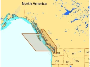 C-MAP NA-M025 Max Wide microSD Canada West Including Puget Sound