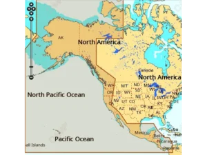 C-MAP NA-M035 Max MegaWide microSD Pacific Coast and Central America