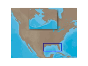 C-MAP NA-M420 Max Wide microSD Gulf of Mexico Bathymetric