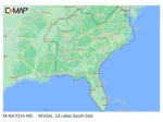 C-MAP Reveal Inland US Lakes South East