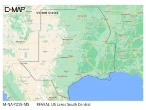 C-MAP Reveal Inland US Lakes South Central