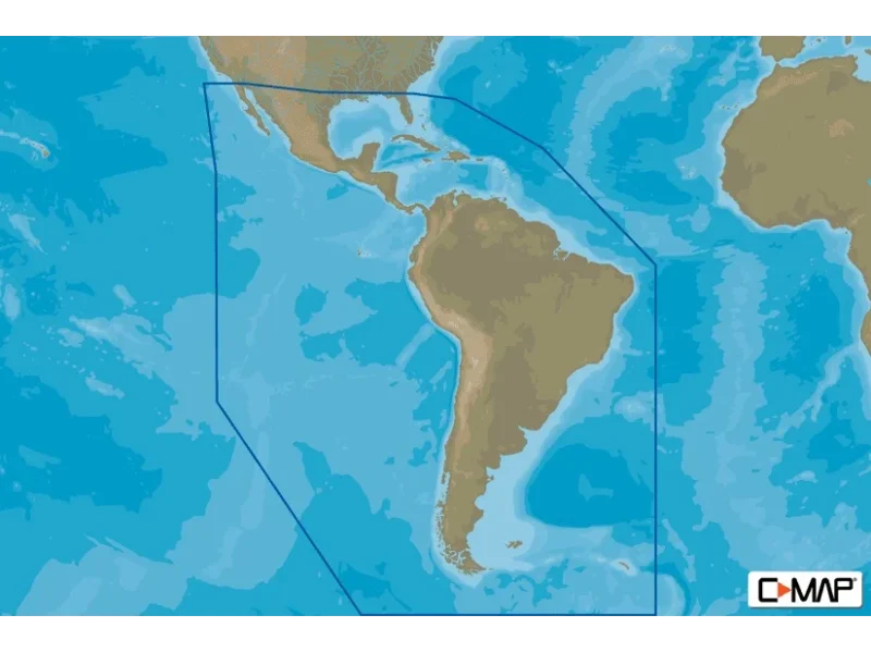 C-MAP Discover microSD South America and Caribbean
