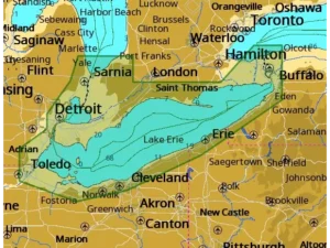 C-MAP M-NA-D933 4D Local Lake Erie And Lake St Clair