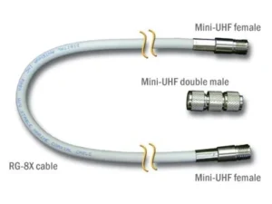 Digital 10ft RG8X W/Mini UHF Female & Mini UHF Double Male
