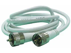 Digital 20ft RG8X W/ Mini UHF Female Connectors & PL259 Adap