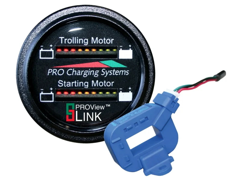 Dual Pro Lithiumm Battery Status Indicator Dual Marine Round Display