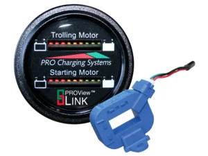 Dual Pro Lithiumm Battery Status Indicator w/2 CTfts Dual Marine Round Display