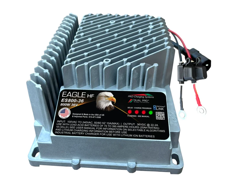 Dual Pro Eagle Performance ES800 36v Battery Charger 1 Bank 22 Amps