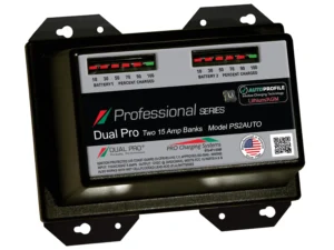 Dual Pro PS2AUTO Battery Charger, Auto Profile 2 Bank 30 Amps