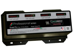 Dual Pro PS4AUTO Battery Charger, Auto Profille 4 Bank 60 Amps