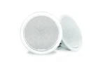 Fusion FM-F65RW 6in  White Round Flush Mount Speakers