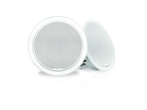 Fusion FM-F65RW 6in  White Round Flush Mount Speakers