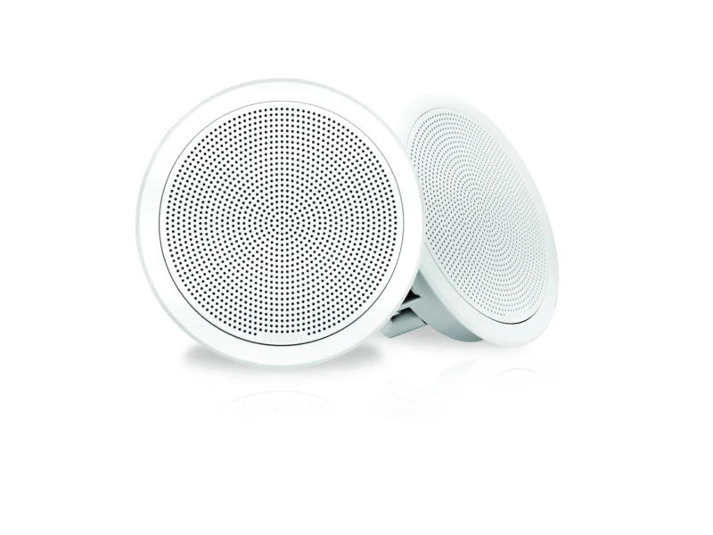 Fusion FM-F65RW 6in  White Round Flush Mount Speakers