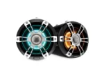 Fusion SG-FLT652SPC 6.5in Tower Speaker Chrome With CRGBW Lighting