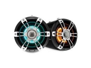 Fusion SG-FLT652SPC 6.5in Tower Speaker Chrome With CRGBW Lighting