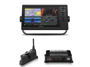 Garmin GPSMAP1222 12in Plotter LIVESCOPE Plus Bundle Worldwide Basemap