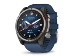 Garmin Quatix 8 51mm AMOLED Smartwatch Titanium Bezel Captain Blue Silicone Band