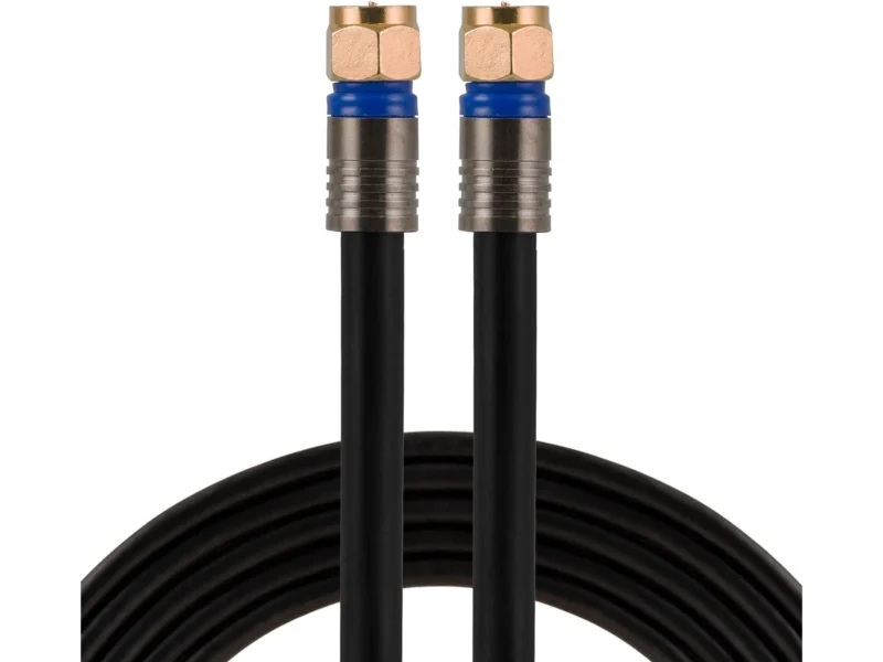RG6 Coaxial Cable 50ft With F-type Connectors