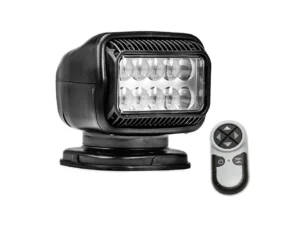 Golight GT Series LED Black Wireless Handheld Remote Permanent Mount 12v