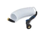 HoseCoil Skipper Spray System with 20ft White 3/8in Hose Boat Bumper Nozzel