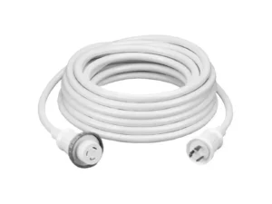 Hubbell HBL61CM03W 30A 25ft White Shore Cord