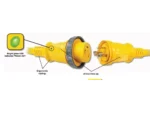 Hubbell HBL61CM03LED 30 Amp 25ft Cordset With LED