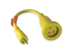 Hubbell 61CM22 Adapter 30A Female - 15 Amp Male