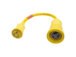 Hubbell HBL61CM56 Adapter 50A 12v Female To 30A Male