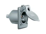 Hubbell HBL61CM64 15 Amp 125v 2 Pole 3 Wire Gray Outlet