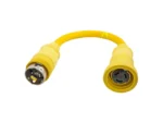 Hubbell HBL61CM72 Adapter 50A125V Female To 50A250V Male