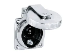 Hubbell HBLPHTVSS Phone/Tv Inlet Round Stainless Steel