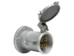 Hubbell M5200BS1R 200A Inlet 200A 600V 4 Pole 5 Wire