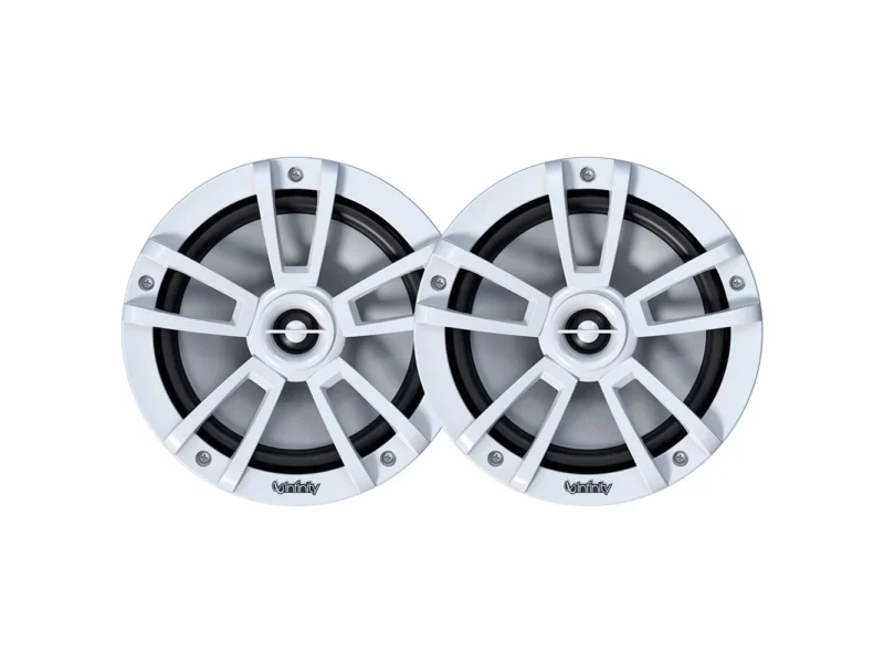 Infinity INF622MLW 6.5in RGB Coaxial White Speakers