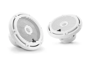 JL Audio M3 7.7in Coaxial Speakers White Classic Grille