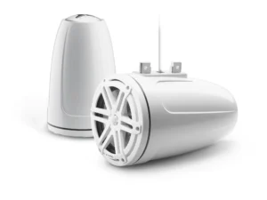 JL Audio M3 7.7in Enclosed Tower Speakers White Sport Grille