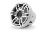 JL Audio M6 8in Subwoofer with White Sport Grille Infinite Baffle