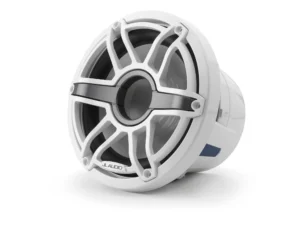 JL Audio M6 8in Subwoofer with White Sport Grille Infinite Baffle
