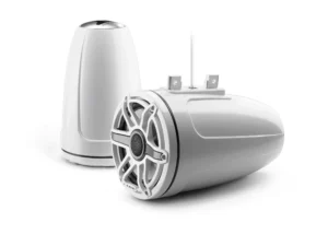 JL Audio M6 7.7in Enclosed Tower Speakers White Sport Grille