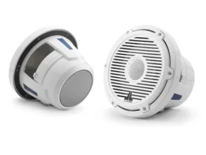 JL Audio M6 8.8in Coaxial Speakers White Classic Grille