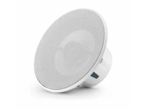 JL Audio M6 7.7in Coaxial Speakers White LUXe Grille Single Speaker