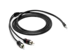 JL Audio 2-Channel 6ft Y-Cable 3.5mm Mini to 2 RCA Males