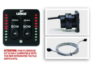Lenco LED Flybridge Key Pad With 20ft Shielded Harness For Use with 15169-001