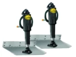 Lenco 9inx12in Standard Mount Trim Tab Kit 12v Requires Switch