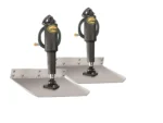 Lenco 12inx18in Standard Mount Trim Tab Kit 12v Requires Switch