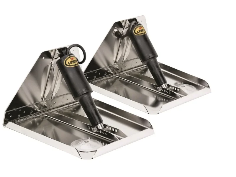 Lenco 18inx14in Heavy Duty Trim Tab Kit 12v Requires Switch