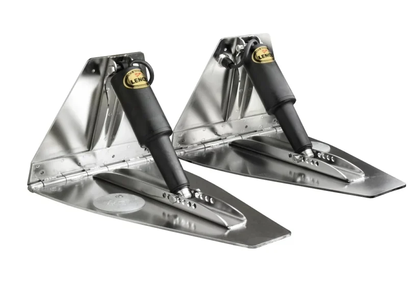 Lenco 18inx12in High Performan Trim Tab Kit 12v Requires Switch