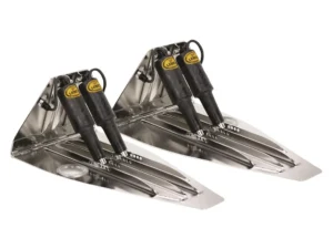 Lenco 25inx14in High Performan Trim Tab Kit 12v Dual Actuator Requires Switch