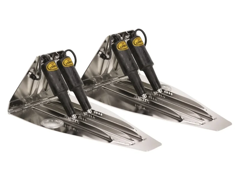 Lenco 25inx14in High Performan Trim Tab Kit 12v Dual Actuator Requires Switch